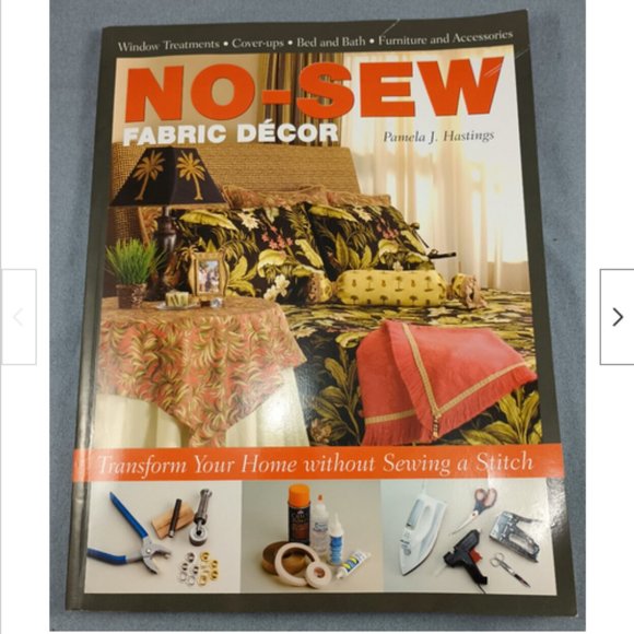 2004 No-Sew Fabric Decor*Windows*Bed*Furniture*Creative Publishing*Pam Hastings - Picture 1 of 6